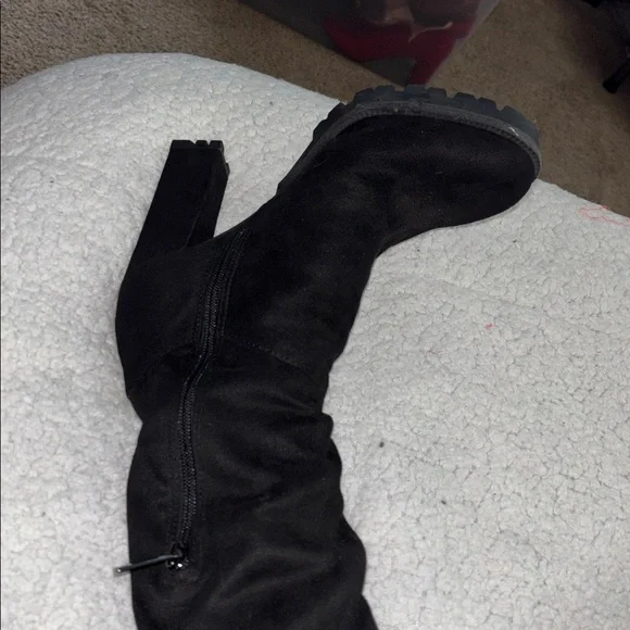 jlo 🆕 Jennifer Lopez-stretchy harlie-over-the-knee-boots black size 10